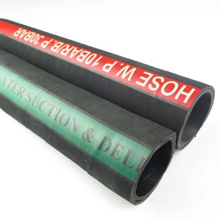Water Suction And Discharge Hose Wrapped Surface