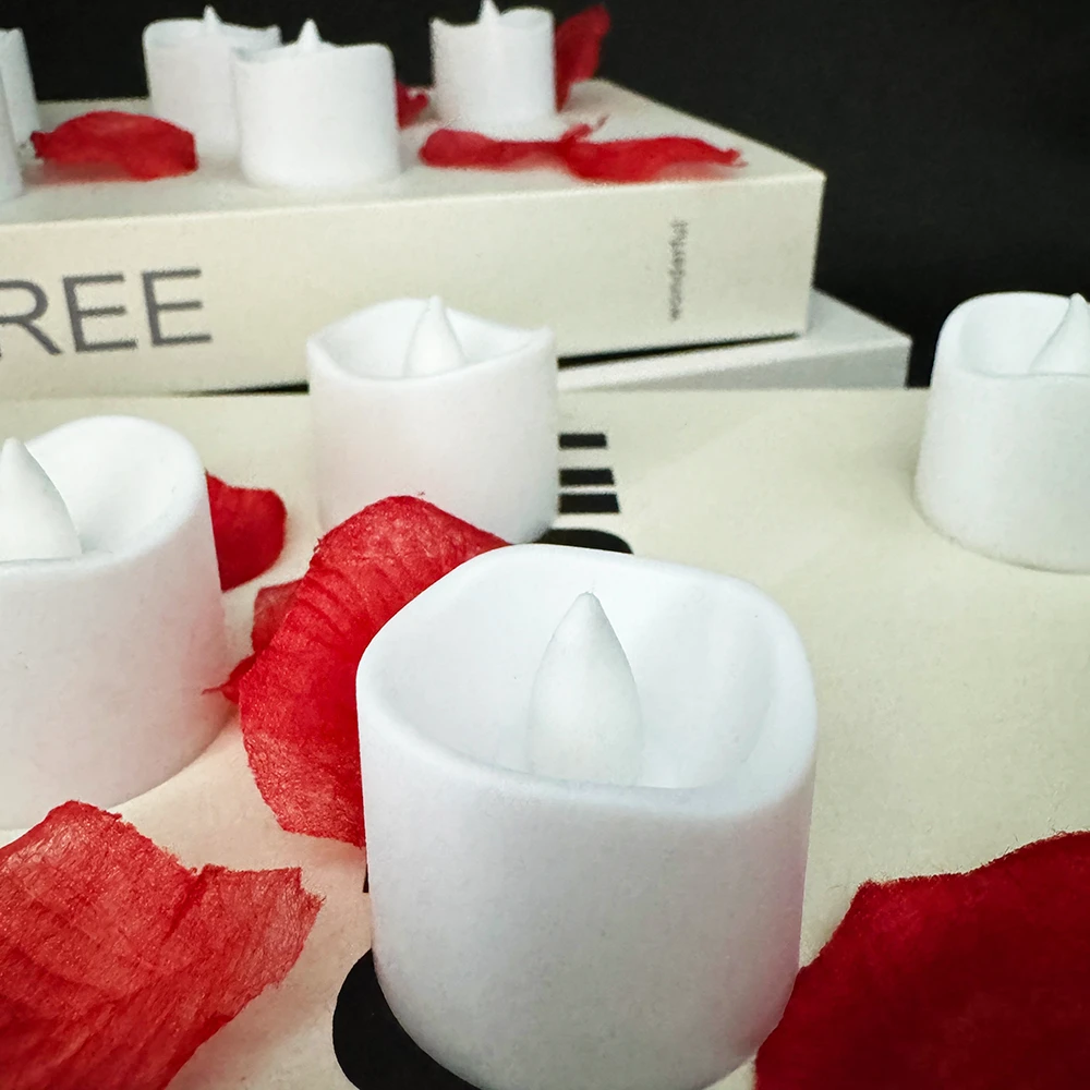 24-Pack Flameless LED Tea Lights Candles Battery Operated