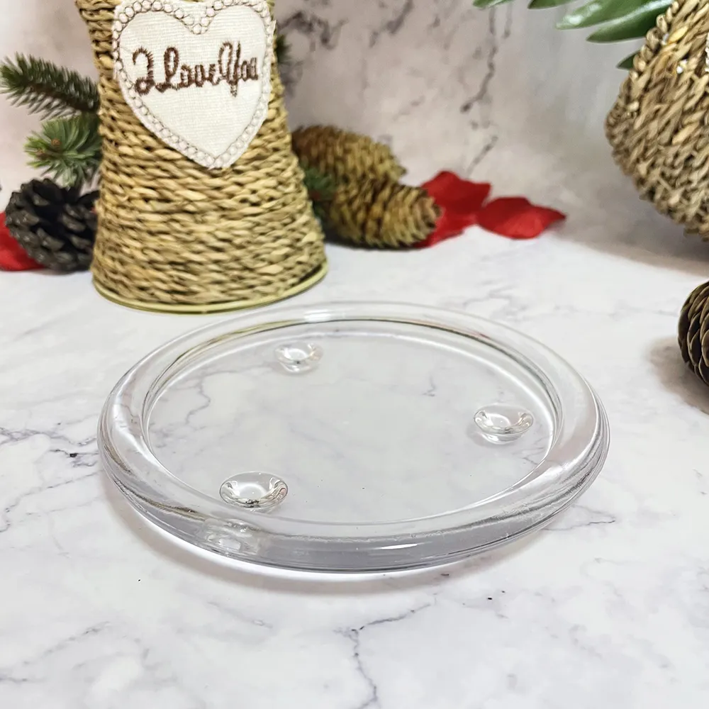 Elegant Glass Candle Plates for Every Occasion