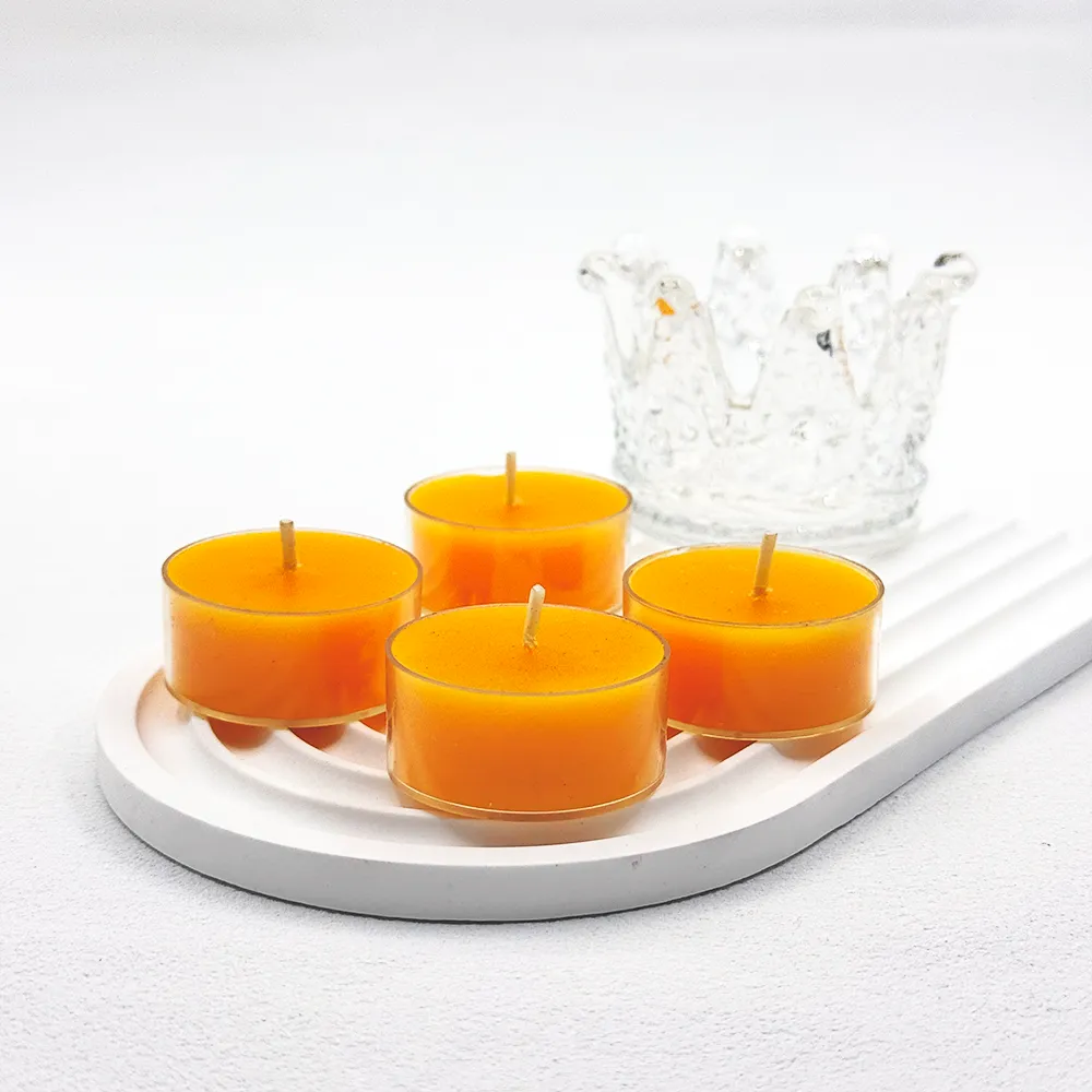 Pure Beeswax Tea Lights Bulk - Natural, Clean & Long-Burning