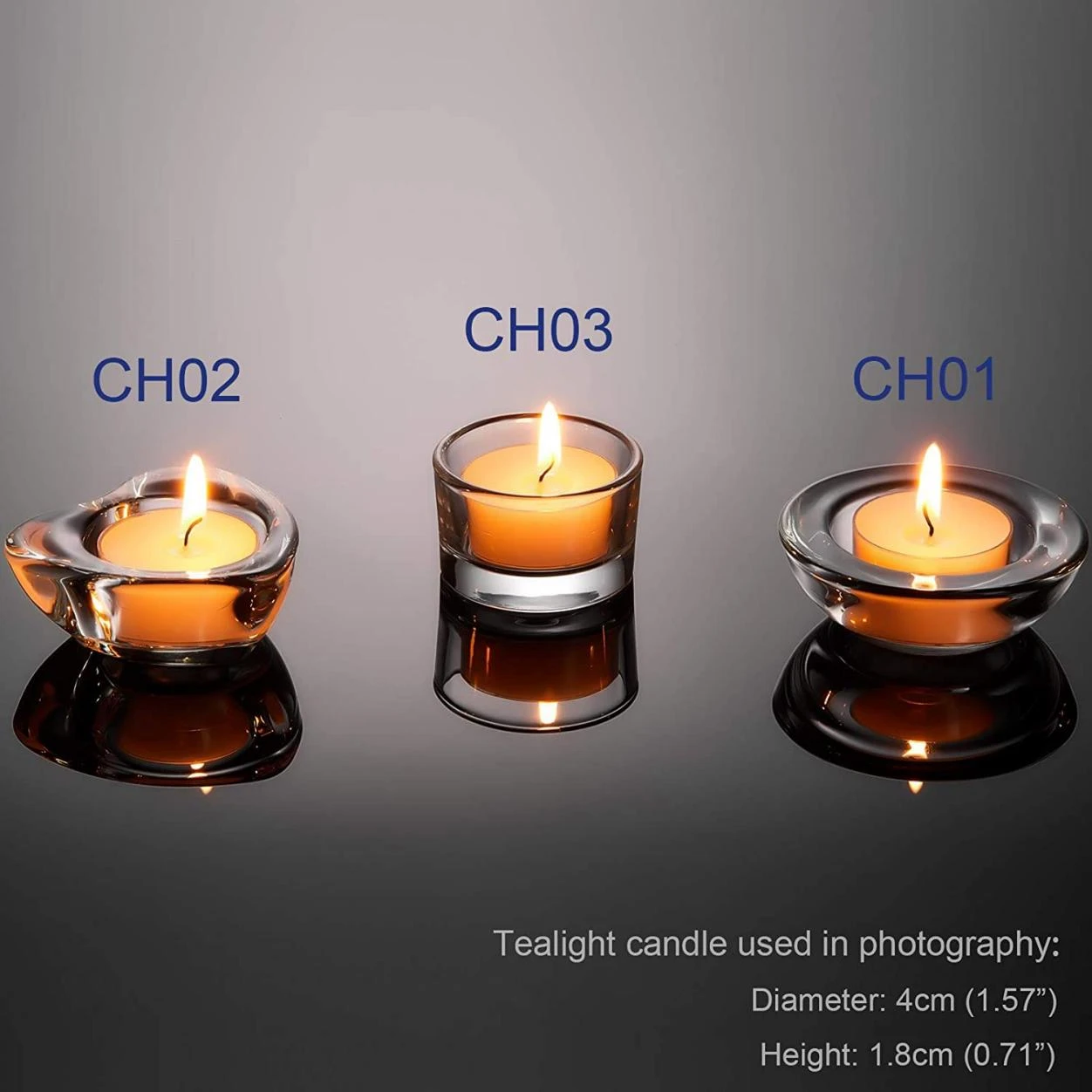 Glass Tealight Holders for Magical Ambiance