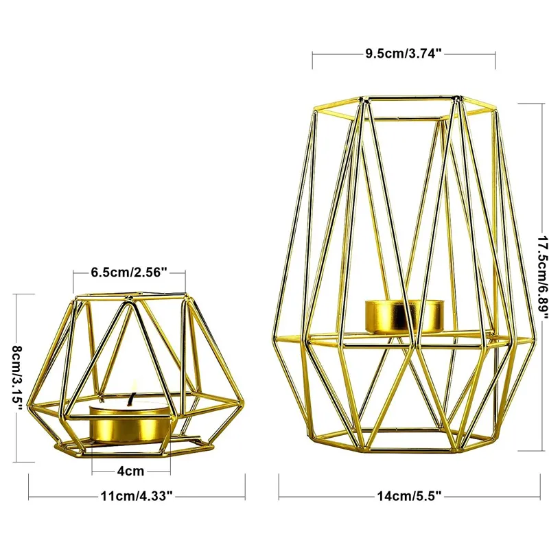 Outdoor Decor Using Metal Tea Light Holders