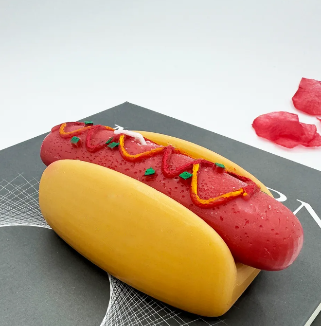 Hot Dog Candles Realistic Shape Adds Fun To Party Decor