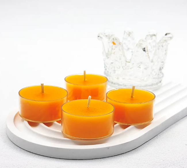 Beeswax Tea Candles Pure Beeswax Material Retains Natural Fragrance