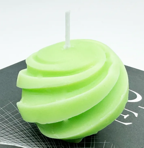 Candle Knot Wick Placement Art