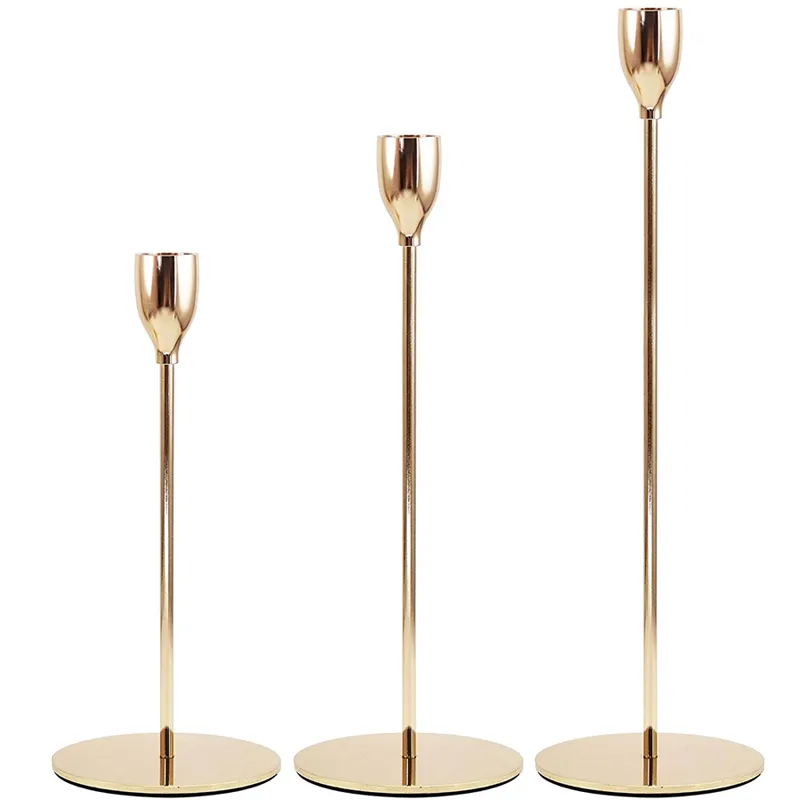 Modern Gold Taper Candle Holders for Your Dining Table