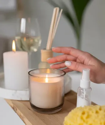 Safety Tips for Pillar Candles and Glass Holders.