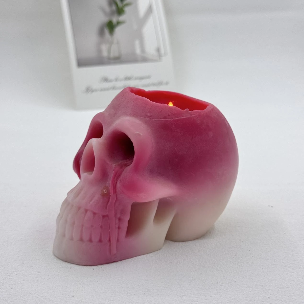 The Ultimate Halloween Decor: Bleeding Skull Candles