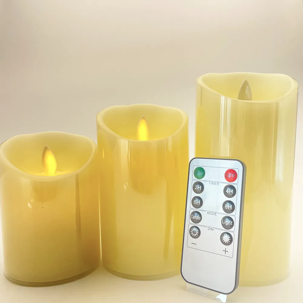 Super Bright Flameless Candles with Remote - Realistic Glow