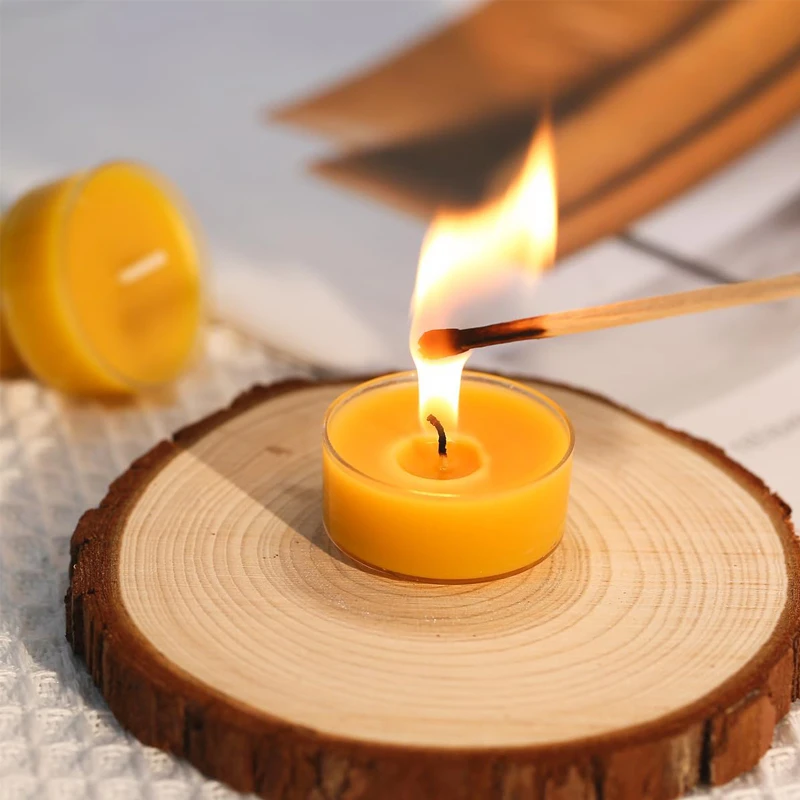 Natural Beeswax Tealights