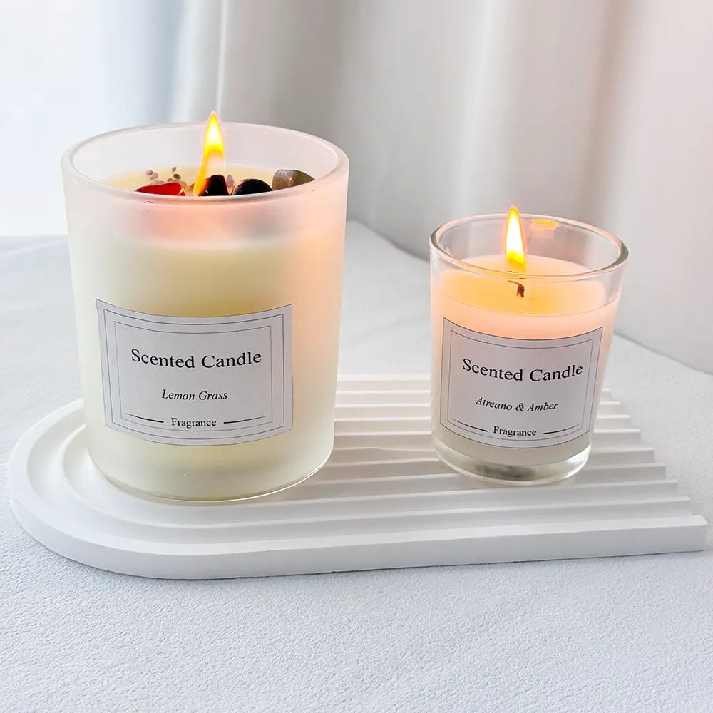 Pure Unscented Jar Candles: Clean Burning & Hypoallergenic