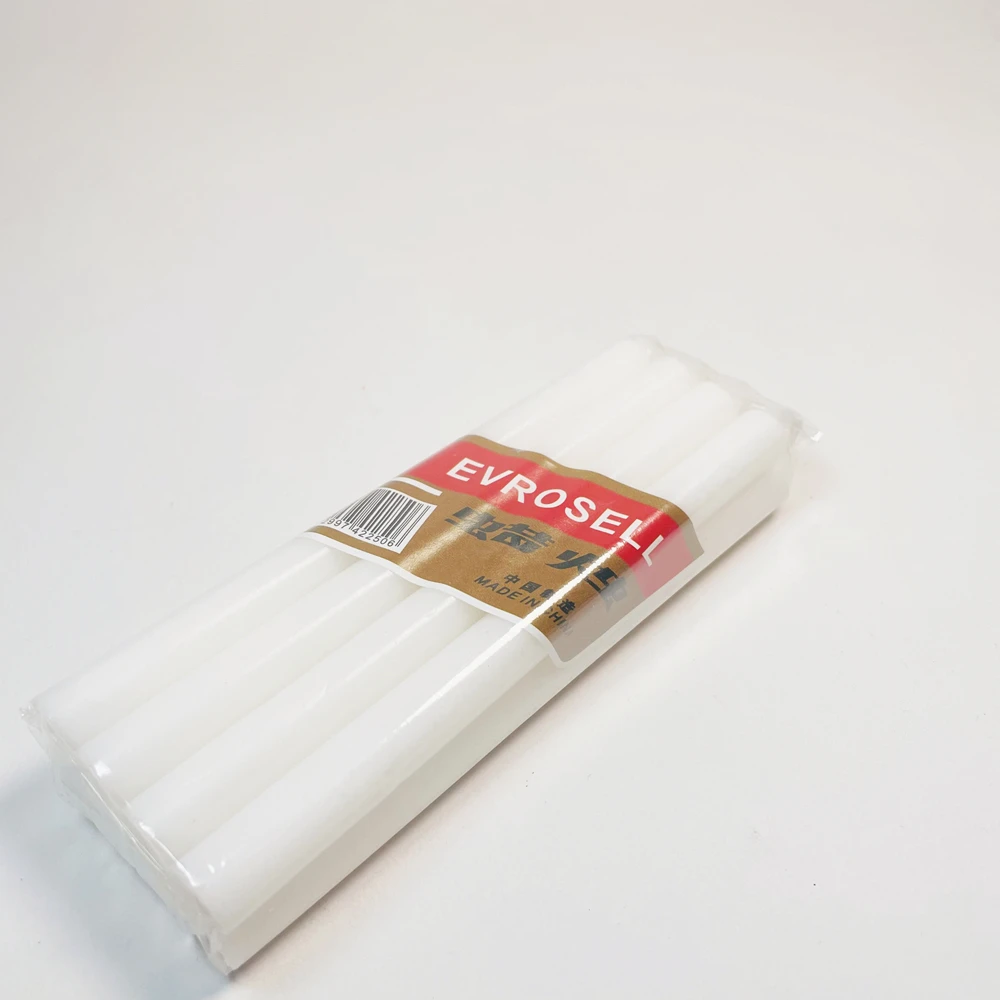Paraffin Wax White Stick Candles for Africa