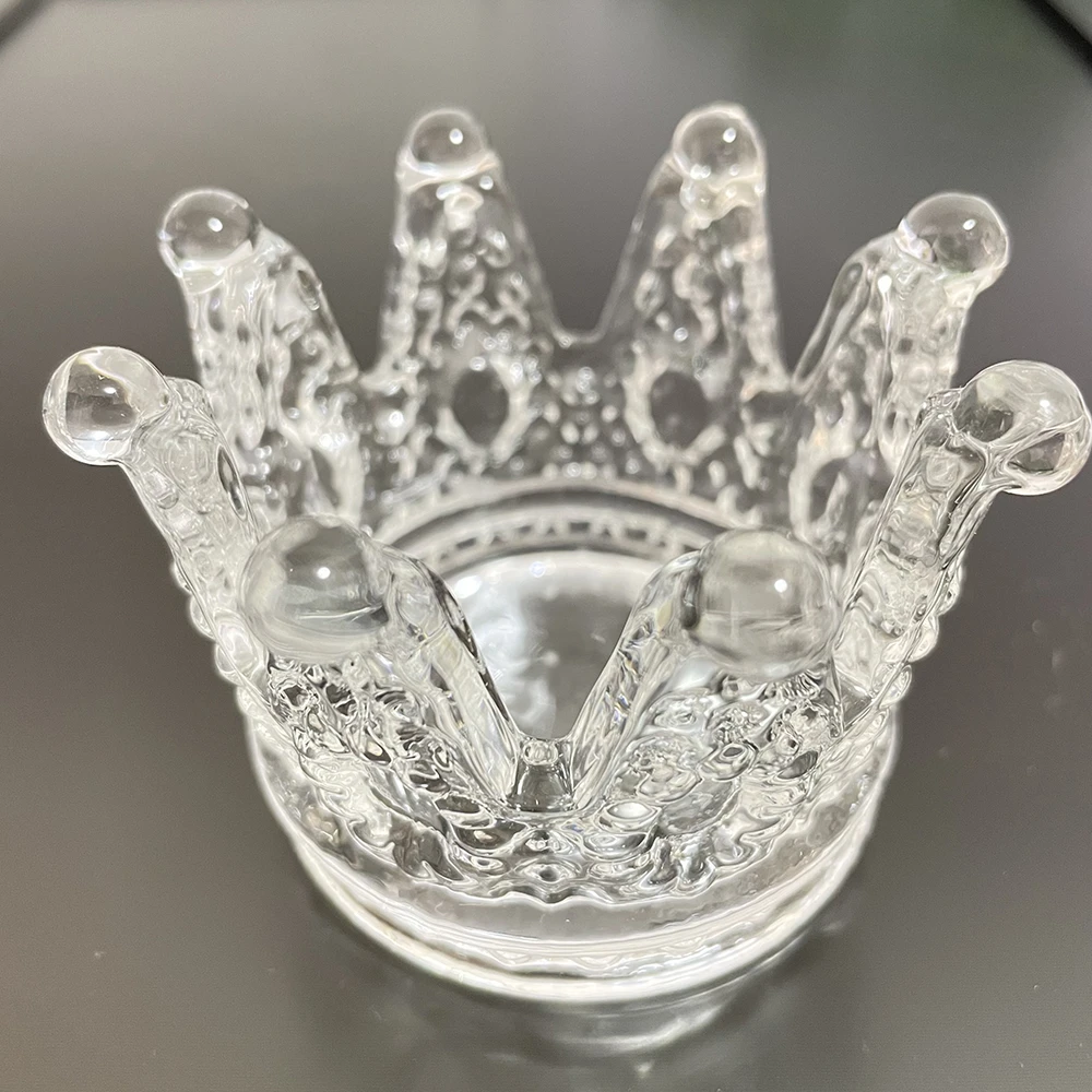 Pressing technique glass candlestick : a perfect blend of elegance and practicality