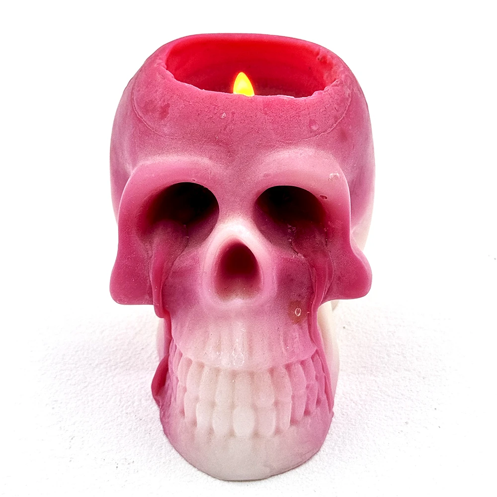 Add a Touch of Spooky Elegance with Skull Candles