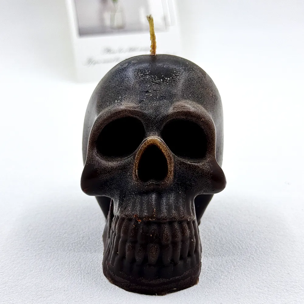 Add a Touch of Spooky Elegance with Skull Candles