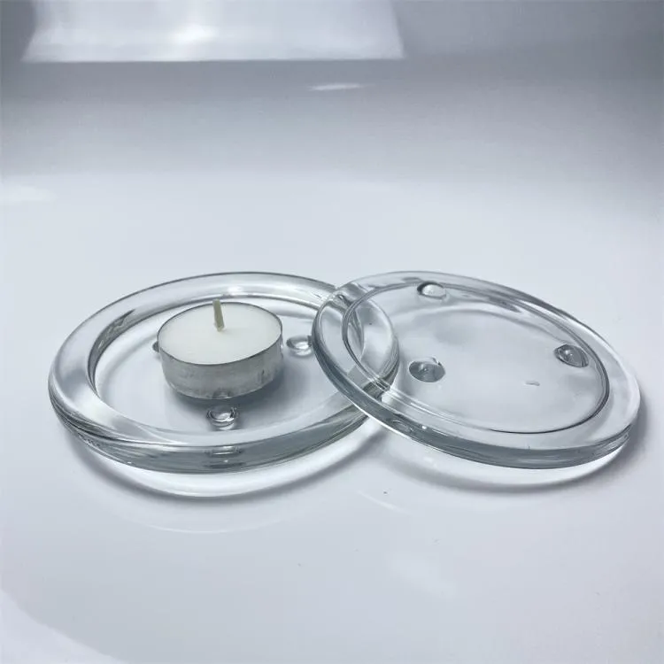 Crystal Candle Dish: Lead-Free Crystal Material Sourcing
