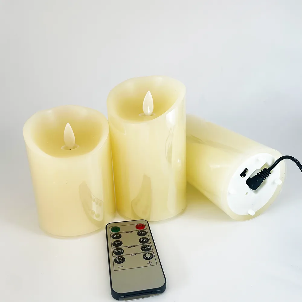 Super Bright Flameless Candles with Remote - Realistic Glow