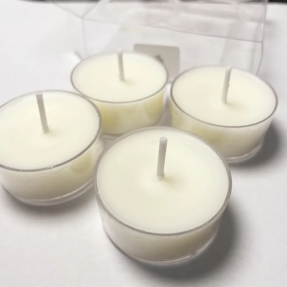 Soy Tea Lights Bulk – Clean Burn, 4-Hour, Scented/Unscented