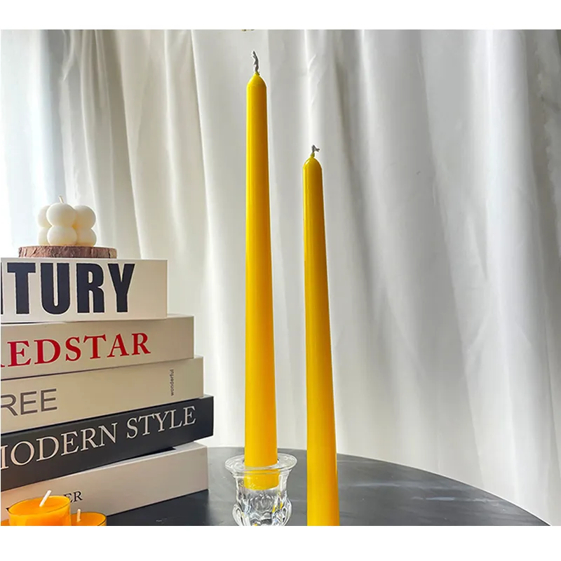 Beeswax Taper Candles Bulk – Dripless, Smokeless