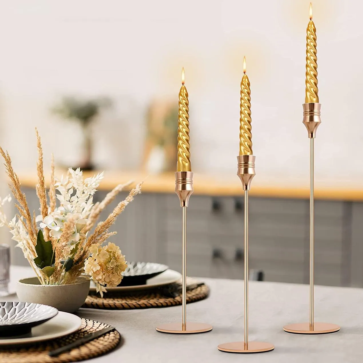 Why Gold Taper Candle Holders Are the Perfect Décor Statement