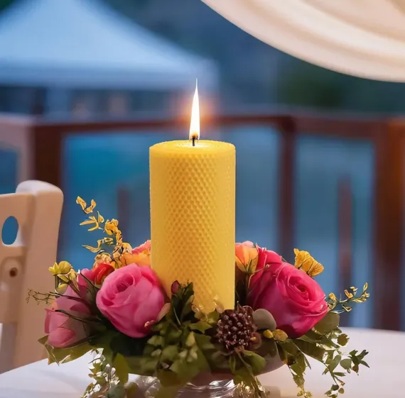 The Beauty and Versatility of Beeswax Candles: From Everyday Use to Decorative Designs 