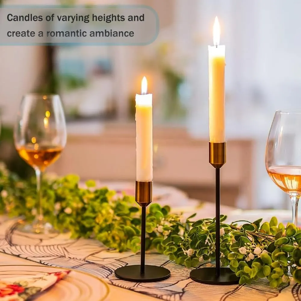 Read More About tall black metal candle holders