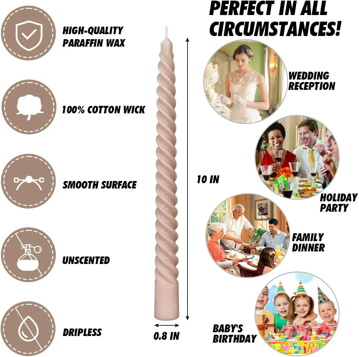 spiral taper candles Read More About spiral taper candles