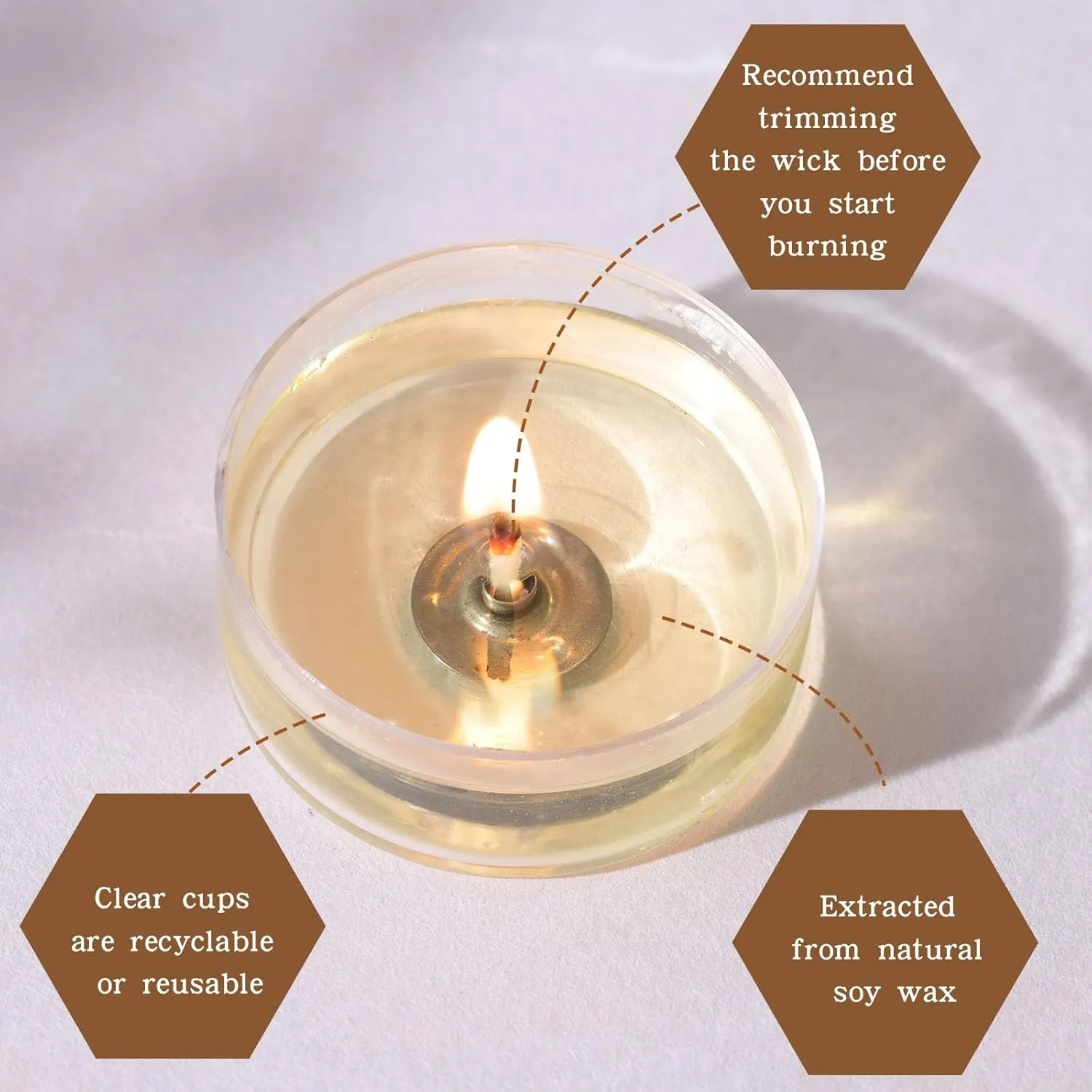 Read More About unscented soy tealight candles