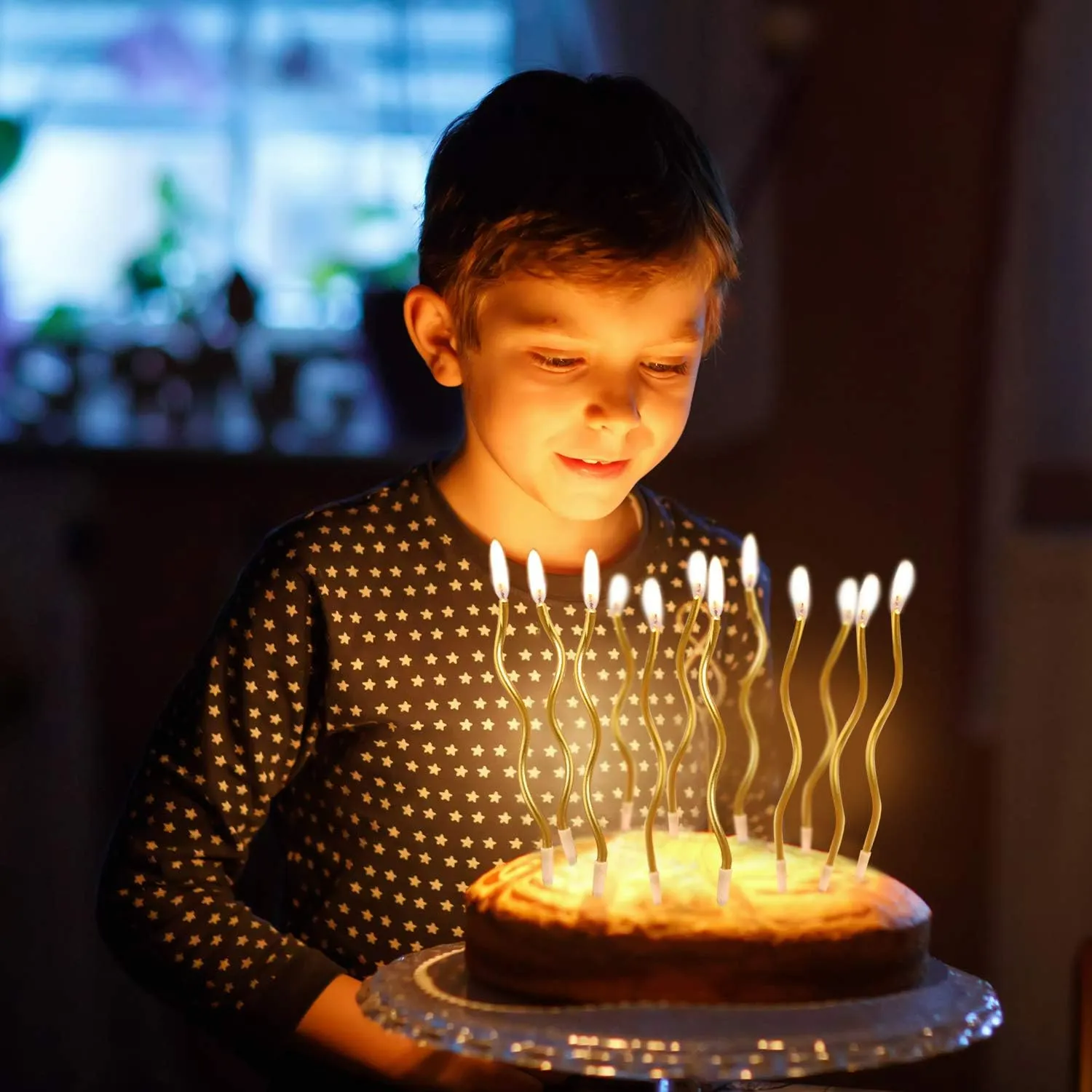 Read More About gold spiral birthday candles