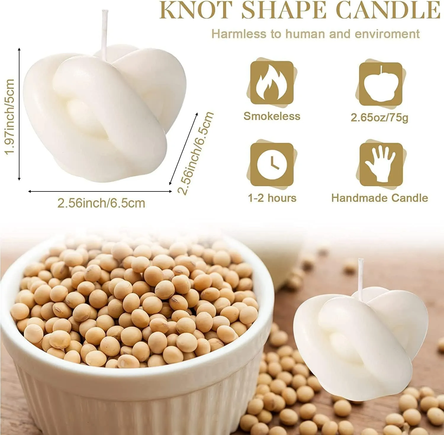 Read More About clay knot candle