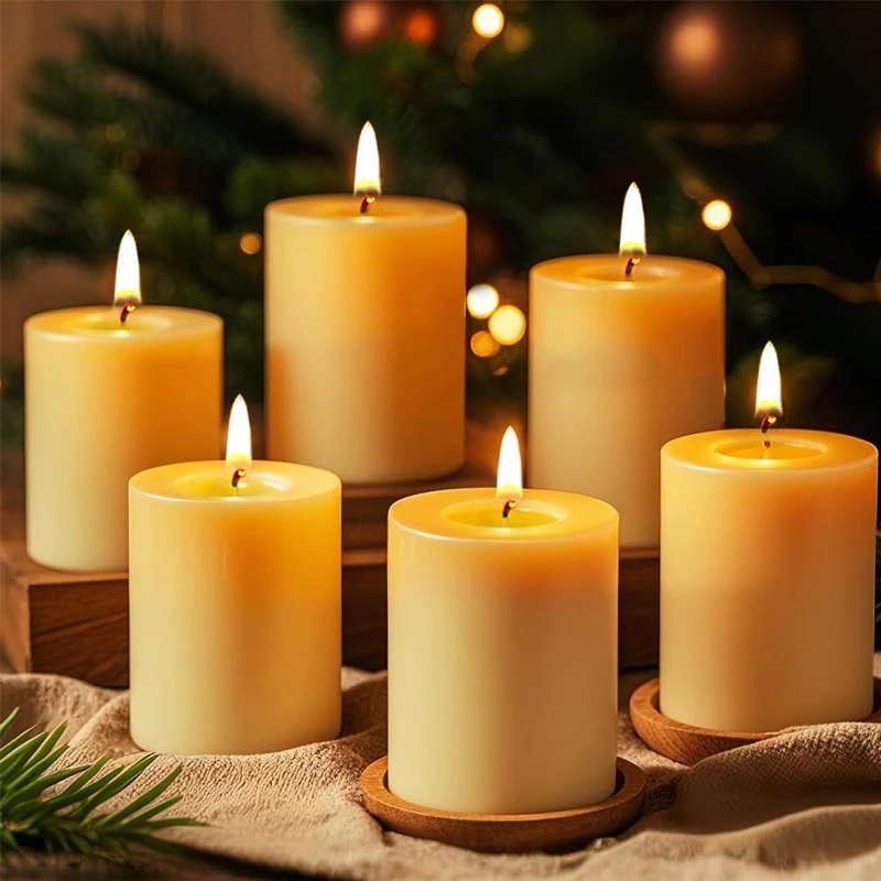 Natural Beeswax Candles Beeswax Pillar Candles 