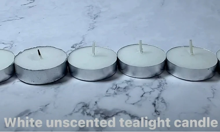 White Tealight Candle