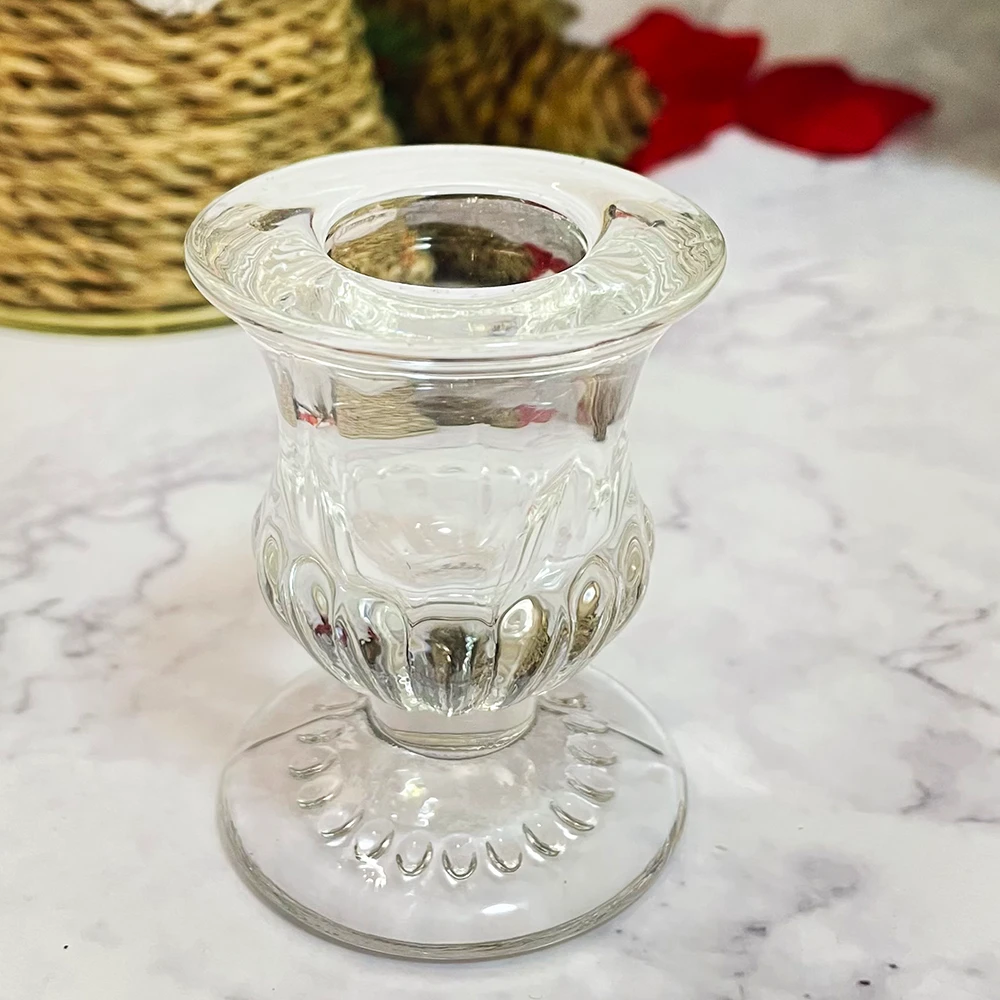 Glass Candle Holder
