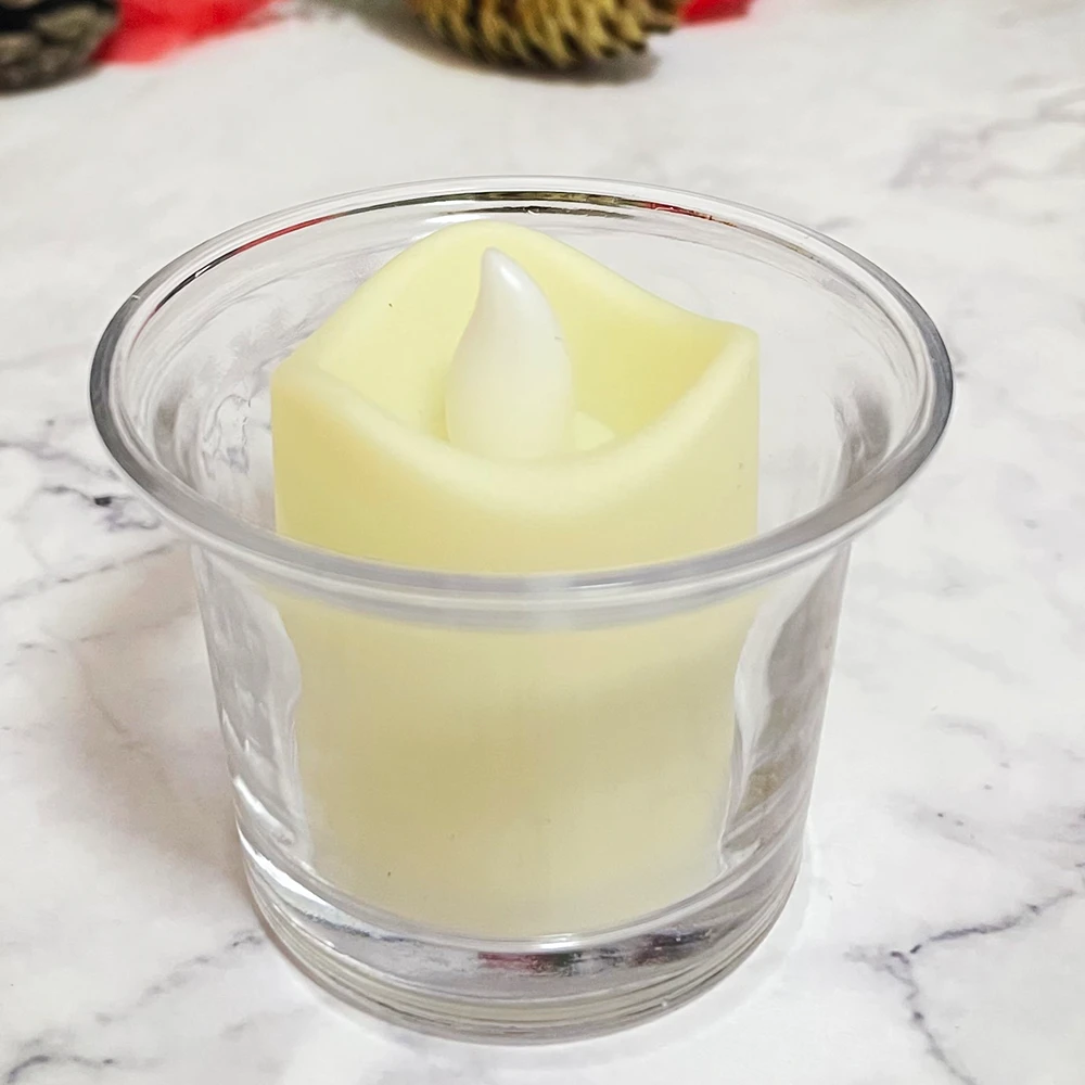 Clear Glass Tea Light Holders Votive Tealight Glass Candle Holders