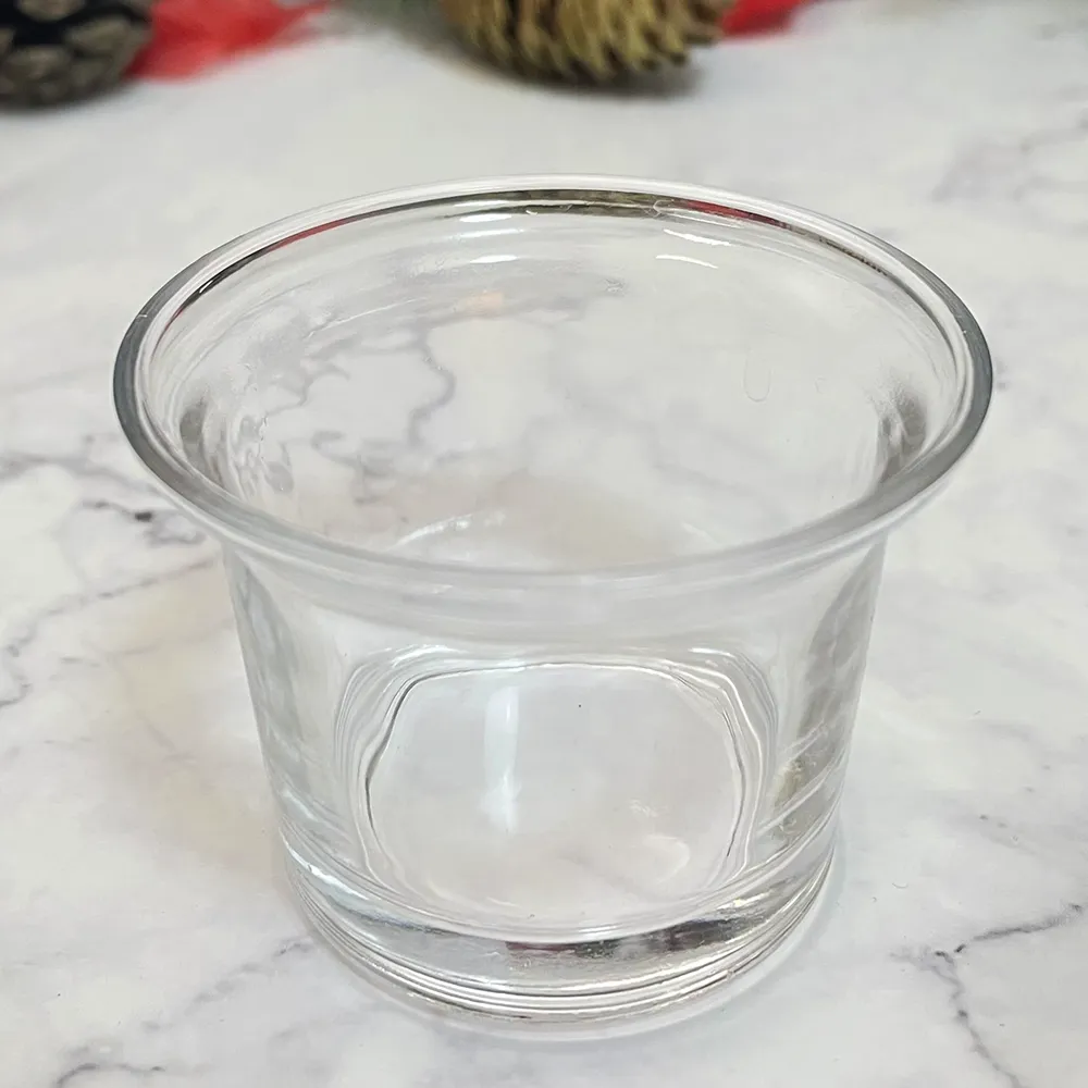 Clear Glass Tea Light Holders - OUNIS | Wedding Decor, Home Decoration