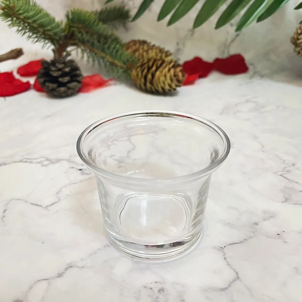 Clear Glass Tea Light Holders - OUNIS | Wedding Decor, Home Decoration