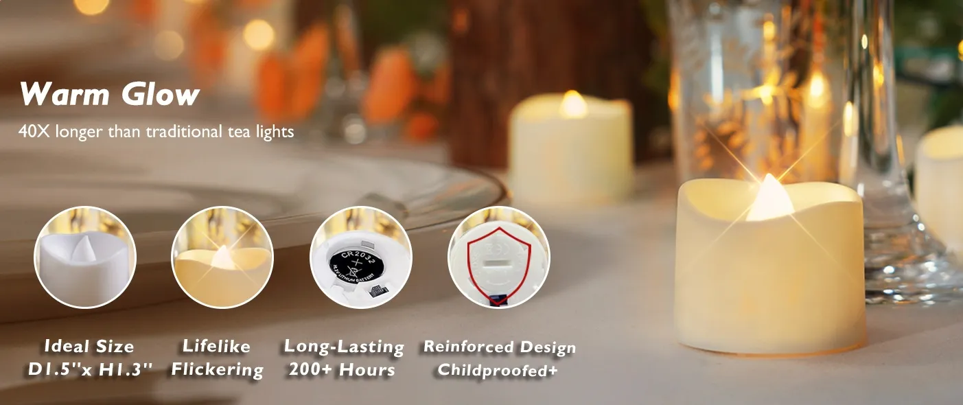 Read More About 24 pack flameless tea lights