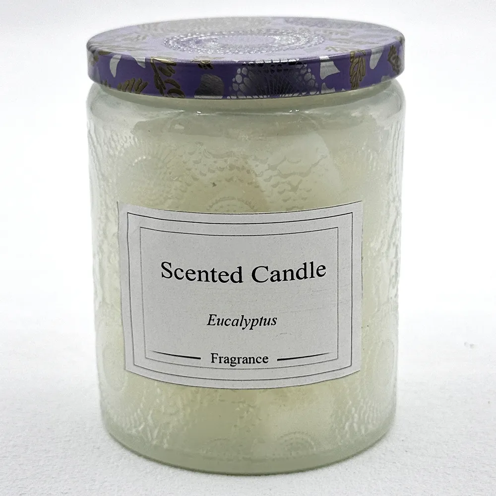 Premium Unscented Jar Candles - Clean Burn & Odorless