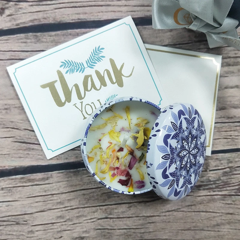 Soy Wax Aromatherapy Tin Jar  Candles