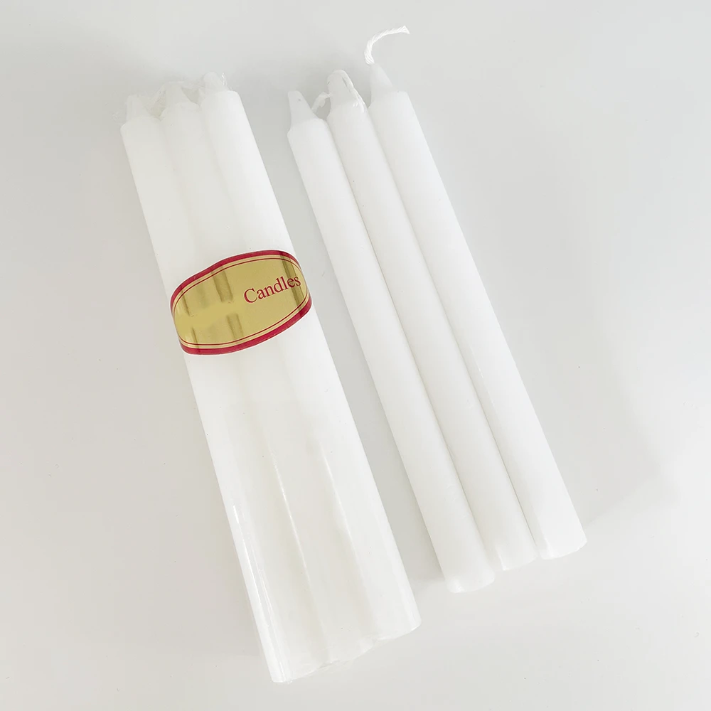 Paraffin Wax Dinner White Candles/candel 6g-100g for Africa