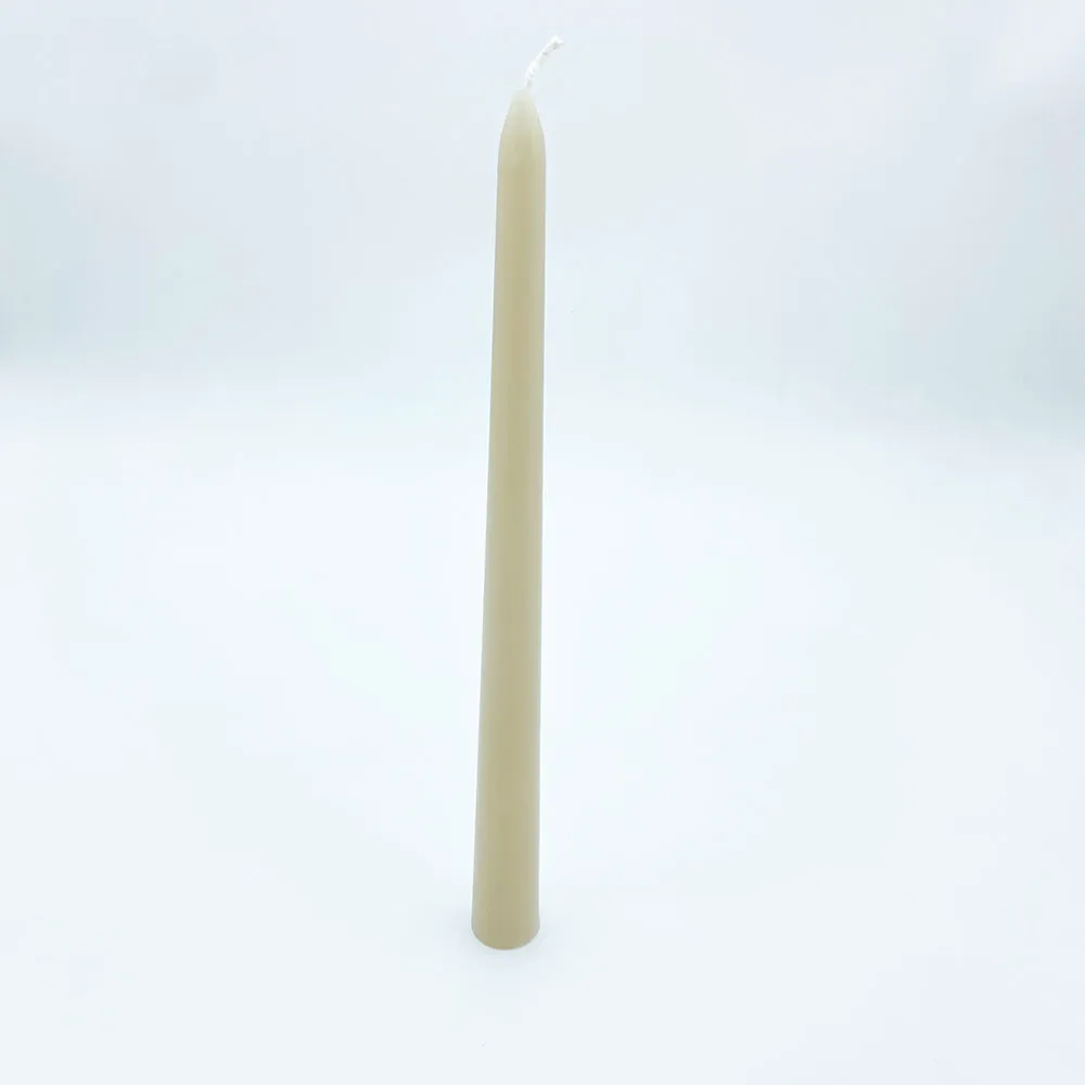beeswax taper candle