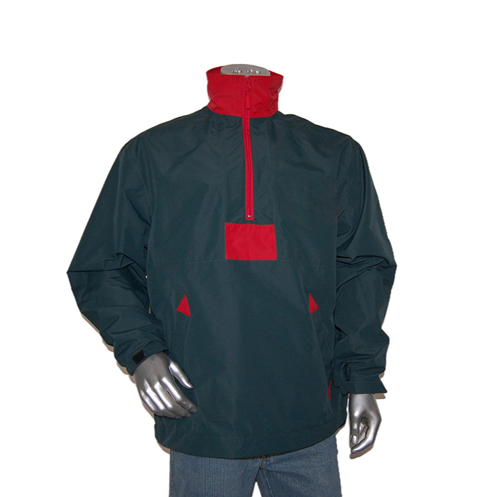 Men’s 1/4 Zip Fleece-Lined Pullover – Water-Repellent Windbreaker for Outdoor Workwear