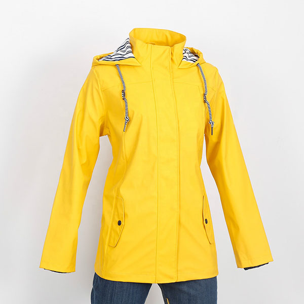 Fashion Yellow Ladies Outdoor Windproof Rainwear Fashion Yellow Ladies Outdoor Windproof Rainwear