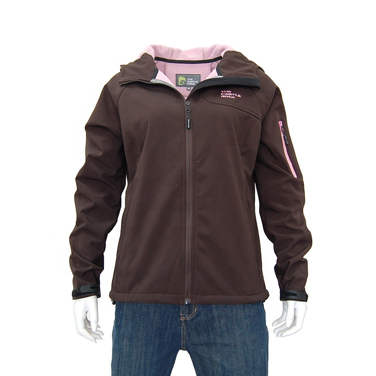 Custom Women's Waterproof Trekking and Cycling Softshell Jacket