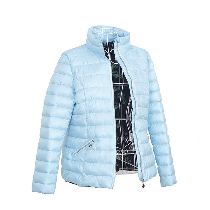 Custom Women Winter Sports Bomber Puffer Jacket