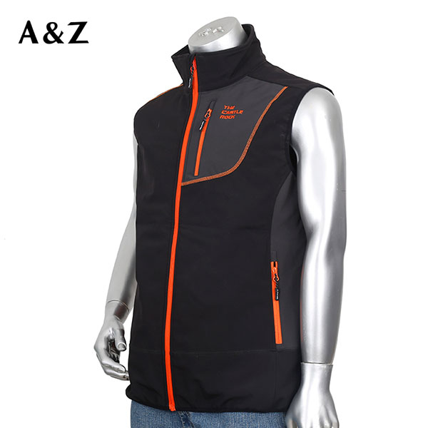 Mens Softshell Vest with Contract Trimming