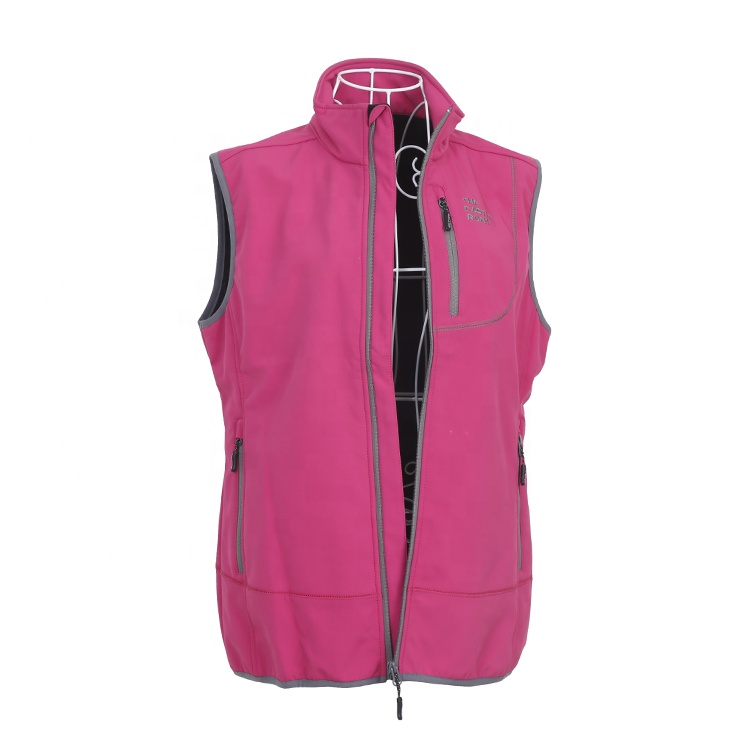 OEM Custom Women's Outdoor Waterproof Breathable Softshell Vest OEM Custom Women's Outdoor Waterproof Breathable Softshell Vest