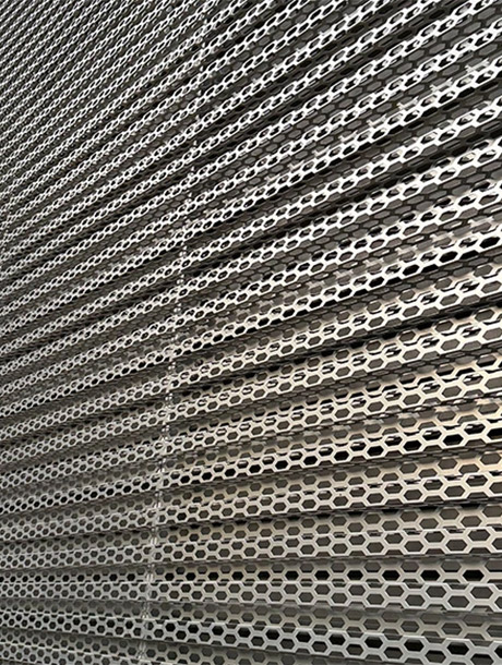 Perforated Metal for Curtain Wall Facade