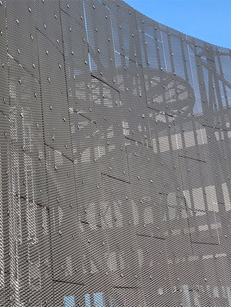 Expanded Metal For Curtain Wall Facade