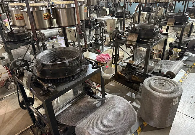 stainless steel knitted mesh